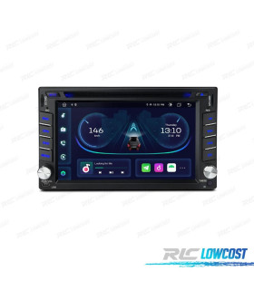 RADIO GPS ANDROID 12 PARA SEAT SKODA VOLKSWAGEN VW 7" TÁCTIL HD DVD BLUETOOTH USB SD