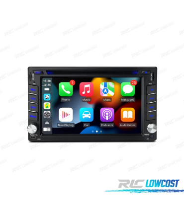 RADIO GPS ANDROID 12 PARA SEAT SKODA VOLKSWAGEN VW 7" TÁCTIL HD DVD BLUETOOTH USB SD