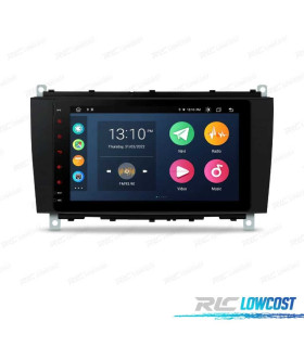 RADIO GPS ANDROID 12 PARA MERCEDES W639 03-06 W203 00-04 W168 98-02 W209 W463 98-06