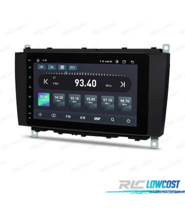 RADIO GPS ANDROID 12 PARA MERCEDES W639 03-06 W203 00-04 W168 98-02 W209 W463 98-06