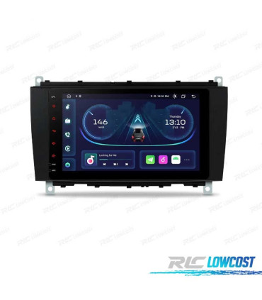 RADIO GPS ANDROID 12 PARA MERCEDES W639 03-06 W203 00-04 W168 98-02 W209 W463 98-06