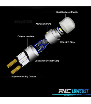 BOMBILLA LED H-POWER W5W T10