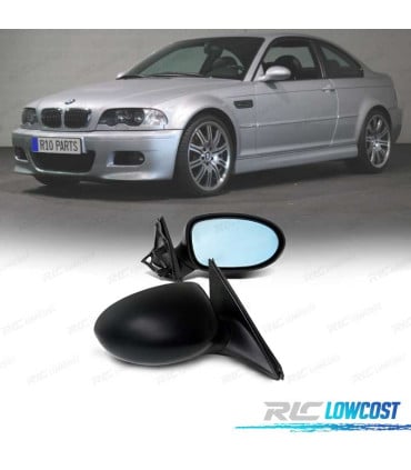 ESPEJOS RETROVISORES BMW E46 COUPE 98-03 CALEFACTABLES MANUAL LOOK M3