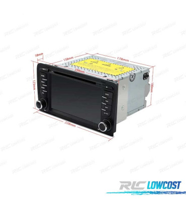 RADIO GPS ANDROID 12 AUDI A3 8P 8PA USB GPS TACTIL HD OCTA-CORE