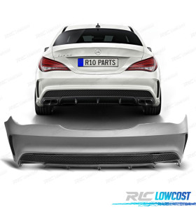 PARAGOLPES TRASERO MERCEDES CLASE CLA W117 C117 X117 13-18 LOOK CLA45 AMG