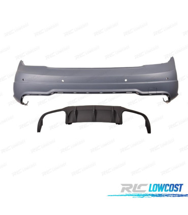 PARAGOLPES TRASERO MERCEDES CLASE C W204 12-15 LOOK C63 AMG