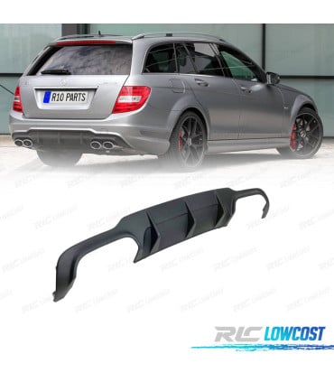 DIFUSOR MERCEDES CLASE C W204 12-15 LOOK C63 AMG