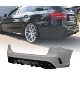 PARAGOLPES TRASERO MERCEDES CLASE C W205 5P 19- LOOK C43