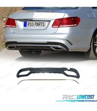 DIFUSOR MERCEDES CLASE E W212 14-16 LOOK AMG