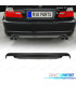 DIFUSOR BMW E46 LOOK M M3 SALIDAS DOBLES
