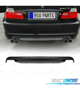 DIFUSOR BMW E46 LOOK M M3 SALIDAS DOBLES