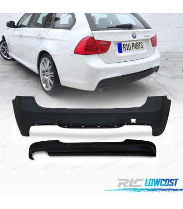 PARAGOLPES TRASERO BMW E91 TOURING 08-12 LOOK M SALIDA DOBLE IZQ