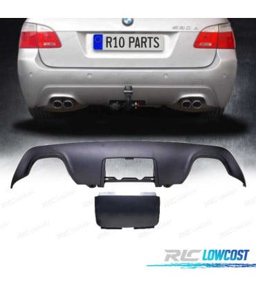 DIFUSOR BMW E60 E61 04-10 LOOK M TECH + TAPA