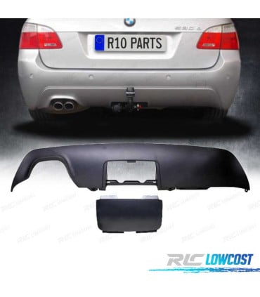 DIFUSOR BMW E60 E61 04-10 LOOK M TECH + TAPA
