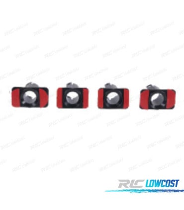 KIT 4 SOPORTES PDC BMW E46 COUPE PARAGOLPES TRASERO LOOK M