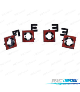 KIT 4 SOPORTES PDC PARA BMW F10 10- PARAGOLPES TRASERO LOOK M TECH