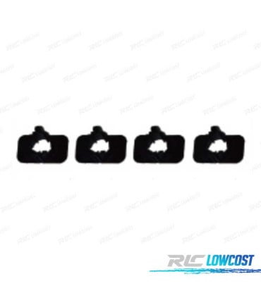 KIT 4 SOPORTES PDC MERCEDES CLASE C W204 12- PARAGOLPES TRASERO C63