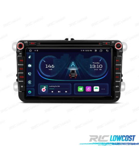 RADIO GPS ANDROID 14 PARA VOLKSWAGEN VW GOLF POLO PASSAT CADDY TOURAN USB GPS TACTIL HD