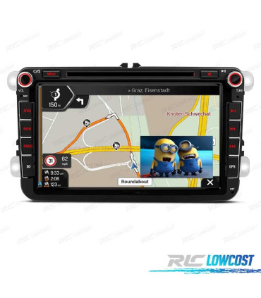RADIO GPS ANDROID 12 SEAT LEON ALTEA TOLEDO ALHAMBRA USB GPS TACTIL HD
