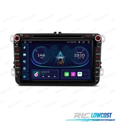 RADIO GPS ANDROID 12 SKODA FABIA OCTAVIA ROOMSTER SUPERB USB GPS TACTIL HD