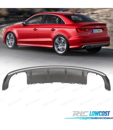 DIFUSOR AUDI A3 8V SEDAN 13-16 LOOK S3