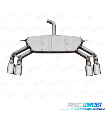 SILENCIOSO ESCAPE AUDI A3 SEDAN 13-20 LOOK S3