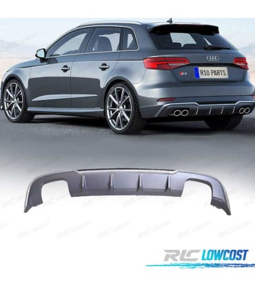 DIFUSOR AUDI A3 HATCHBACK 17-20 LOOK S3 OO---OO