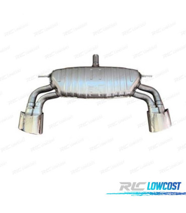 SILENCIOSO ESCAPE AUDI A3 S LINE HATCHBACK 17-20 LOOK RS3 CROMO