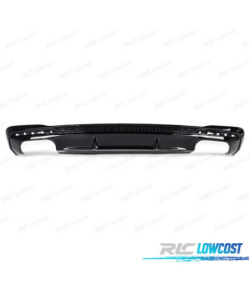 DIFUSOR AUDI A4 B9 S LINE 19-23 LOOK S4 NEGRO BRILLO