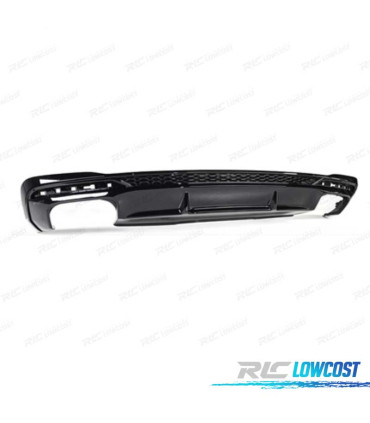 DIFUSOR AUDI A4 B9 S LINE 19-23 LOOK S4 NEGRO BRILLO