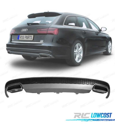 DIFUSOR AUDI A6 12-15 LOOK RESTYLING + COLAS ESCAPE