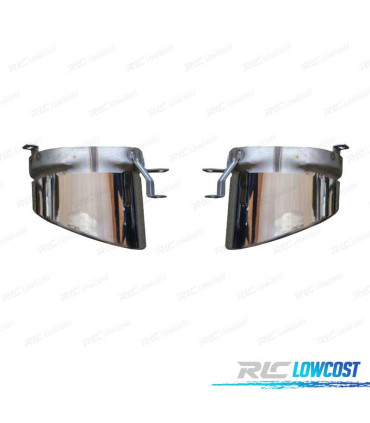 DIFUSOR AUDI A6 S LINE 15-18 LOOK RS6 NEGRO BRILLO