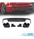DIFUSOR AUDI A6 S LINE 18-22 LOOK S6 + COLAS ESCAPE NEGRO
