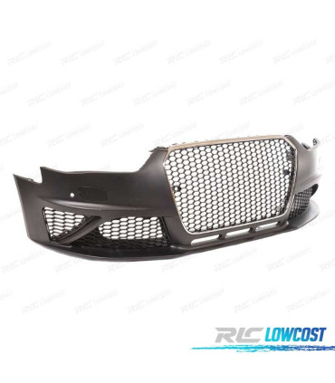 PARAGOLPES DELANTERO AUDI A4 B8 11-15 LOOK RS PARRILLA CROMO PDC SRA