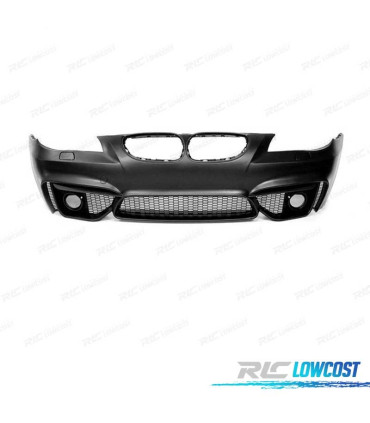 PARAGOLPES DELANTERO BMW E60 E61 03-10 LOOK M4 REJILLAS NIEBLAS
