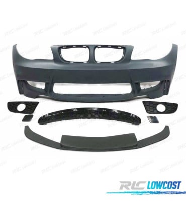 PARAGOLPES DELANTERO BMW E81 E82 E88 LOOK 1M + LIP FRONTAL