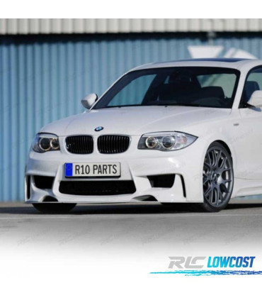 PARAGOLPES DELANTERO BMW E81 E87 E82 E88 LOOK 1M SRA + LIP FRONTAL