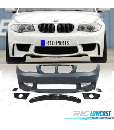 PARAGOLPES DELANTERO BMW E81 E87 E82 E88 07-11 LOOK 1M PDC