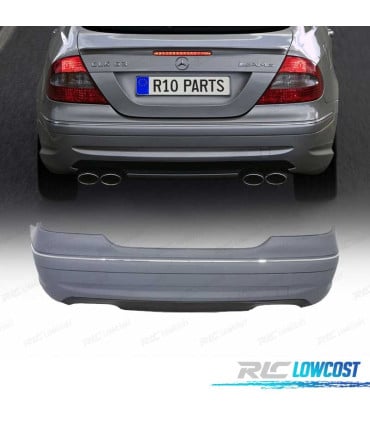 PARAGOLPES TRASERO MERCEDES CLK 200-500 W209 C209 02-09 LOOK AMG C63