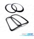 MARCO FAROS PARRILLA MINI R56 R57 R58 07-13 LOOK JCW NEGRO BRILLO