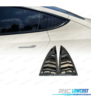 CUBRE CRISTALES LATERAL TESLA MODEL 3 17-20 NEGRO BRILLO