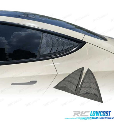 CUBRE CRISTALES LATERAL TESLA MODEL 3 17-20 LOOK CARBONO