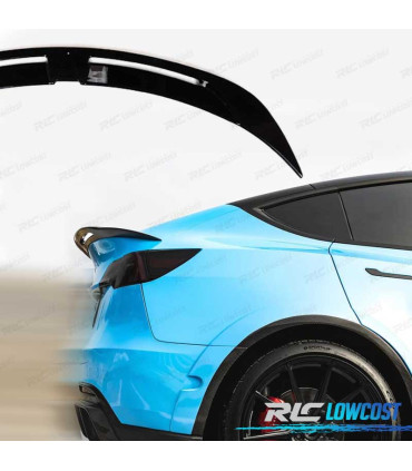 ALERON SPOILER TESLA MODEL Y TURBO 20- NEGRO BRILLO
