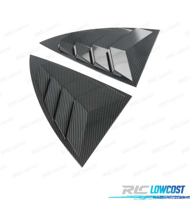 CUBRE CRISTALES LATERAL TESLA MODEL Y 20- LOOK CARBONO