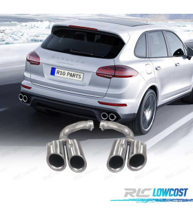 COLAS ESCAPE PORSCHE CAYENNE 17- LOOK GTS SILVER MATE