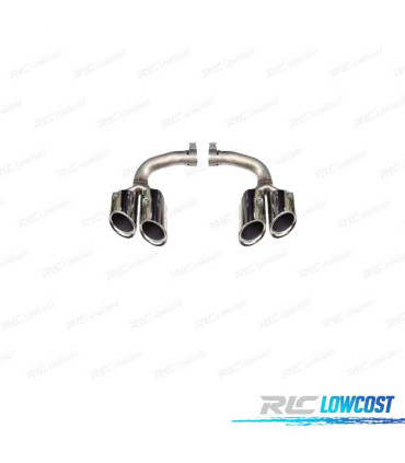 COLAS ESCAPE PORSCHE CAYENNE 17- LOOK GTS CROMO