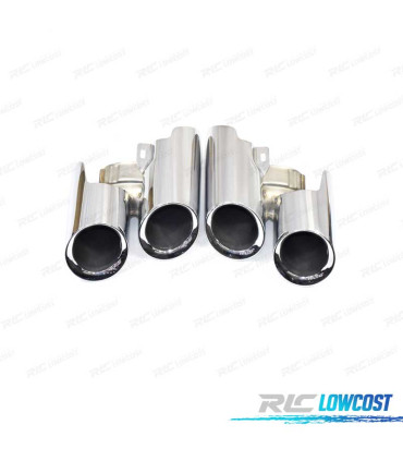 COLAS ESCAPE PORSCHE PANAMERA 17- LOOK GTS CROMO