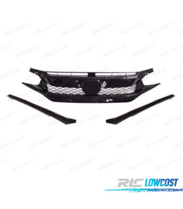 PARRILLA HONDA CIVIC TYPE R 16-20 NEGRO
