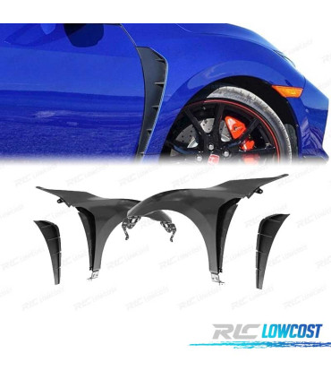KIT 2 ALETAS HONDA CIVIC TYPE R 16-20 METAL