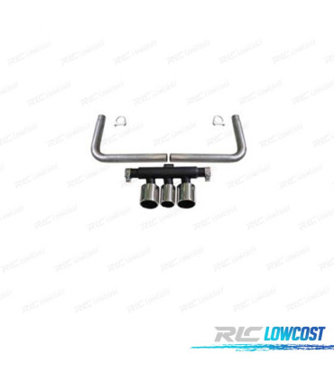 COLA ESCAPE HONDA CIVIC 16- LOOK TYPE R CROMO